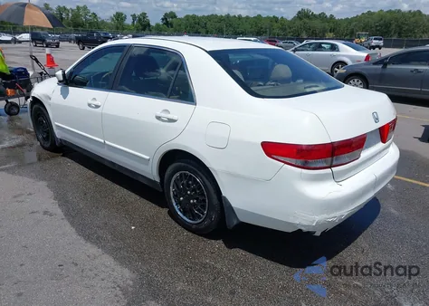 2003 Honda Accord 2.4 Lx из США, поврежденный, VIN 1HGCM56353A128119